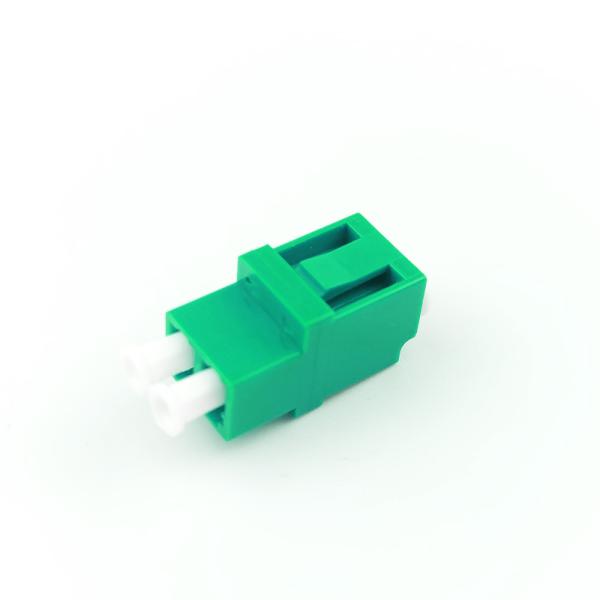 Adaptador de Fibra Óptica B LC APC Verde sem Orelhas Duplex para Aplicações FTTH