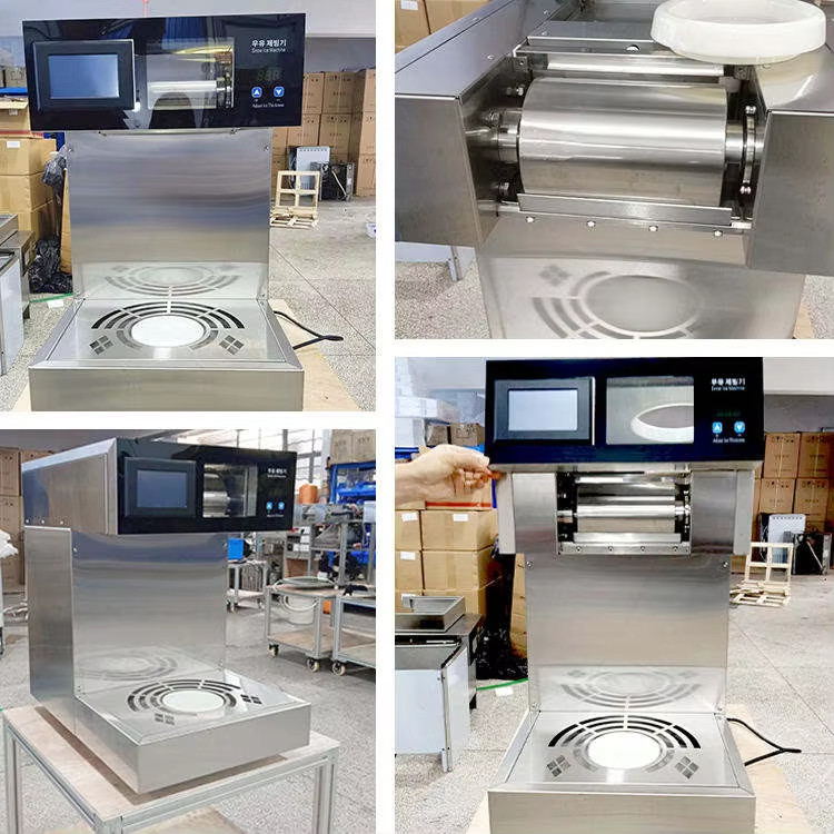 Commercial Milk Snow Flakes Ice Cream Shaver Maker Machine Snowflake Ice Shaved Making Machine Bingsu Machine