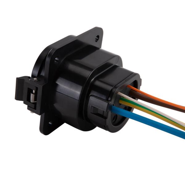 440V Electric Vehicle Charging Socket 3 Phase IEC62196 Type 2