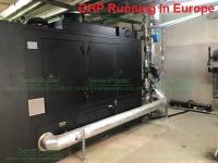 Unité silencieuse de production combinée de gaz naturel de 120KW 150KVA