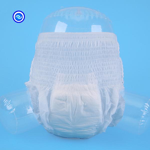 Printed Absorbent Incontinence Diapers for Adults Large Size Cotton Nappies