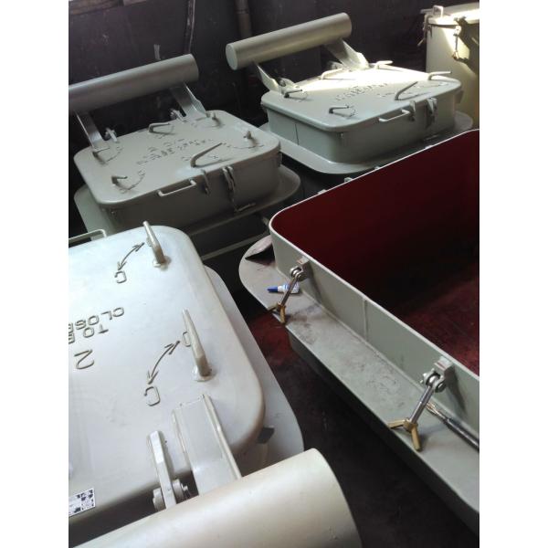 Палуба морских стальных Веатертигхт люковых закрытий морская насиживает люк доступа