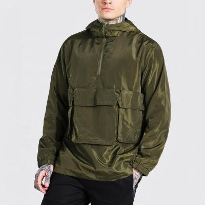 Do revestimento de pouco peso da jaqueta de Hip Hop homens feitos sob encomenda Hood Bomber Jacket de Streetwear