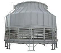 Hot Dip Galvanized Steel Support Frame 500T FRP Round Shape Cooling Tower