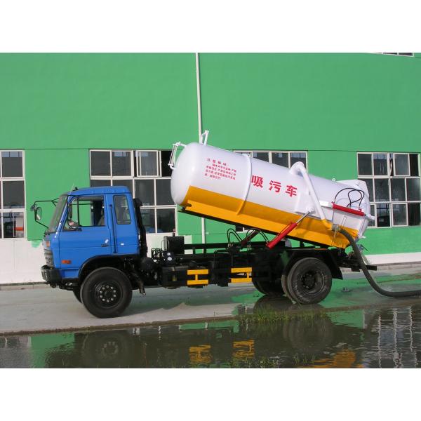 Vacuum Suction sewage pump truck , 10000L sewage suction tanker truck