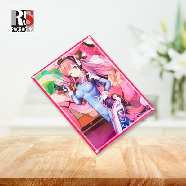 66x91 Торговые спортивные карты Рукава Печатные цветовые подарки PP TCG защитные карты