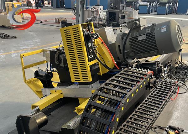 Welded Low Carbon Steel Cnc Pipe Cutting Machine 90mm Tube Cold Saw
