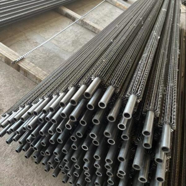 DELLOK Tubos de barbatanas longitudinais de aço inoxidável soldados de aço carbono