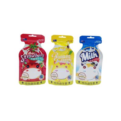 Custom Print plastic packaging stand up Shape Doypack for liquid packing