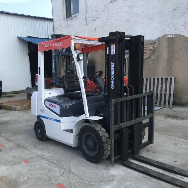 Japan TCM 2.5 Ton Used Forklift 0-2000 Working Hours 4500 KG Machine Weight Assurance