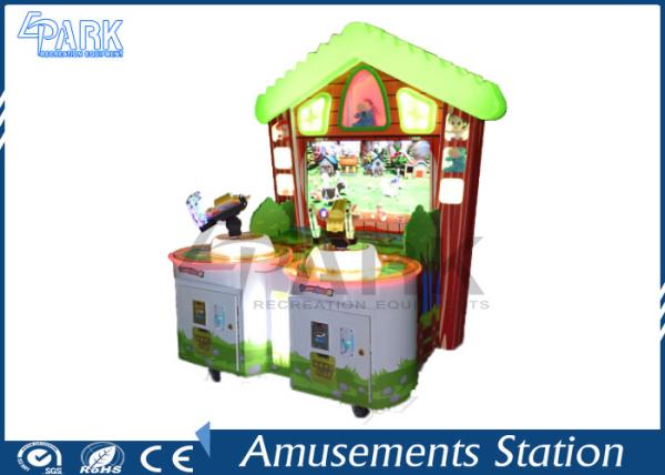Children Shooting Arcade Machines / Coin Operated Redemption Game Machine