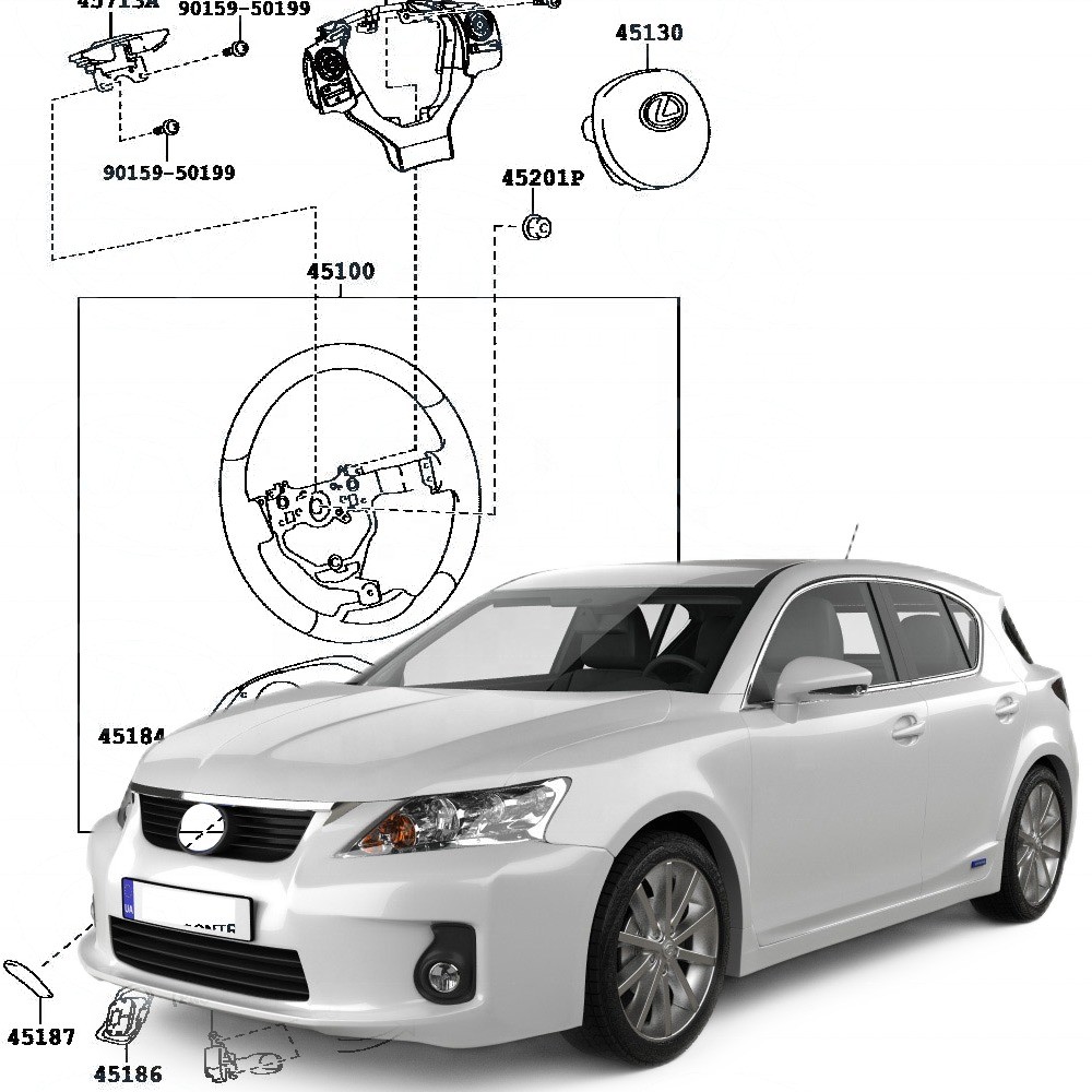 Full Range Car Accessories OE NO. 451300N040C0 for Toyota Lexus CT200 Manufacturing