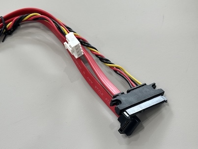 SATA 22Pin to Micro SATA Power Data Cable Connector – Flat Ribbon Electrical Wire Harness for SSD / Server Storage