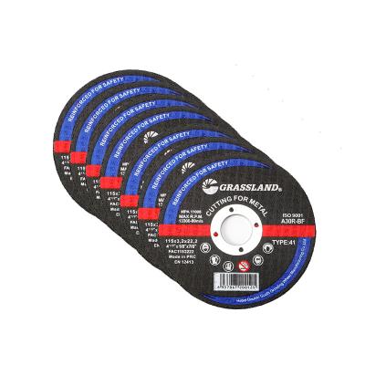Discos de moedura do metal do aço do óxido de alumínio 115X3X22.2mm