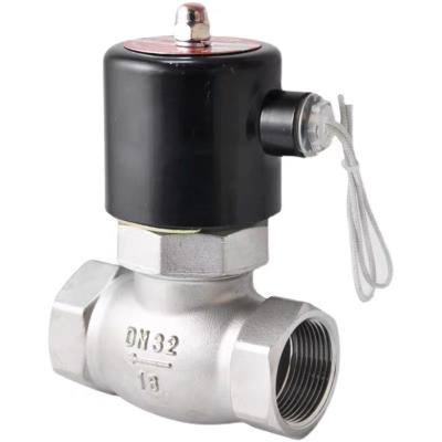 304/316 válvula de solenoide de alta temperatura de aço inoxidável com personalização DN15-DN50