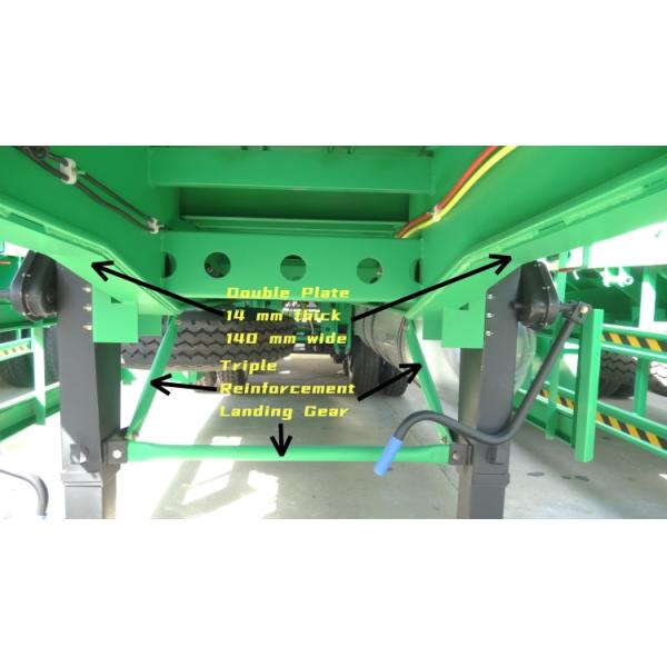 60/70/80 Ton Payload CIMC Trailers for Sale 3 Axle 40/45Ft Flatbed Semi Truck Trailer