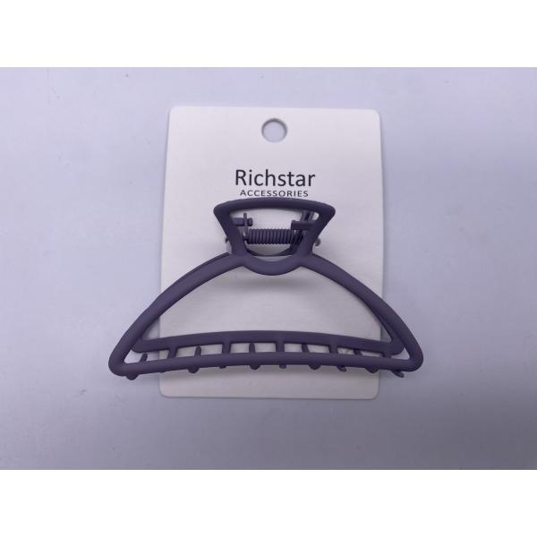 Accessoires de cheveux métalliques portables Griffe Finition mate légère