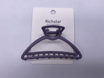 Acessórios de cabelo portáteis de metal garra acabamento leve e fosco