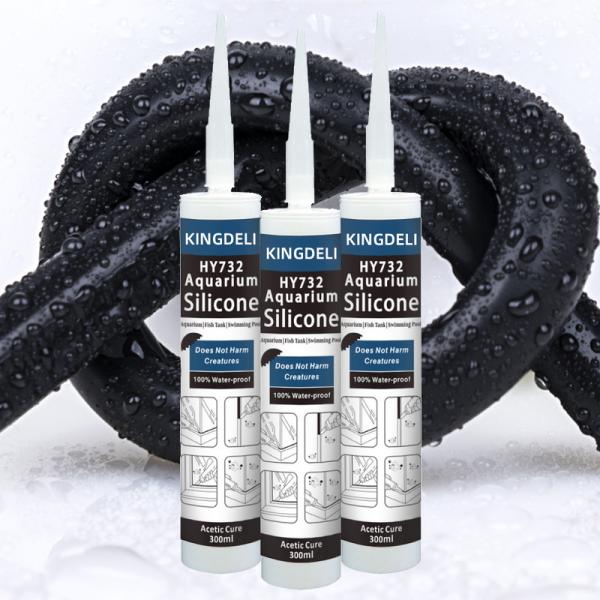 Aging Resistant Acetic Cure Silicone Sealant For Construction Large Glass Plate