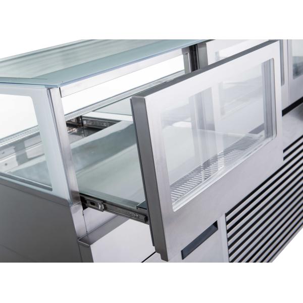 Прямоугольный промышленный шкаф дисплея торта оборудования рефрижерации Рефригератед