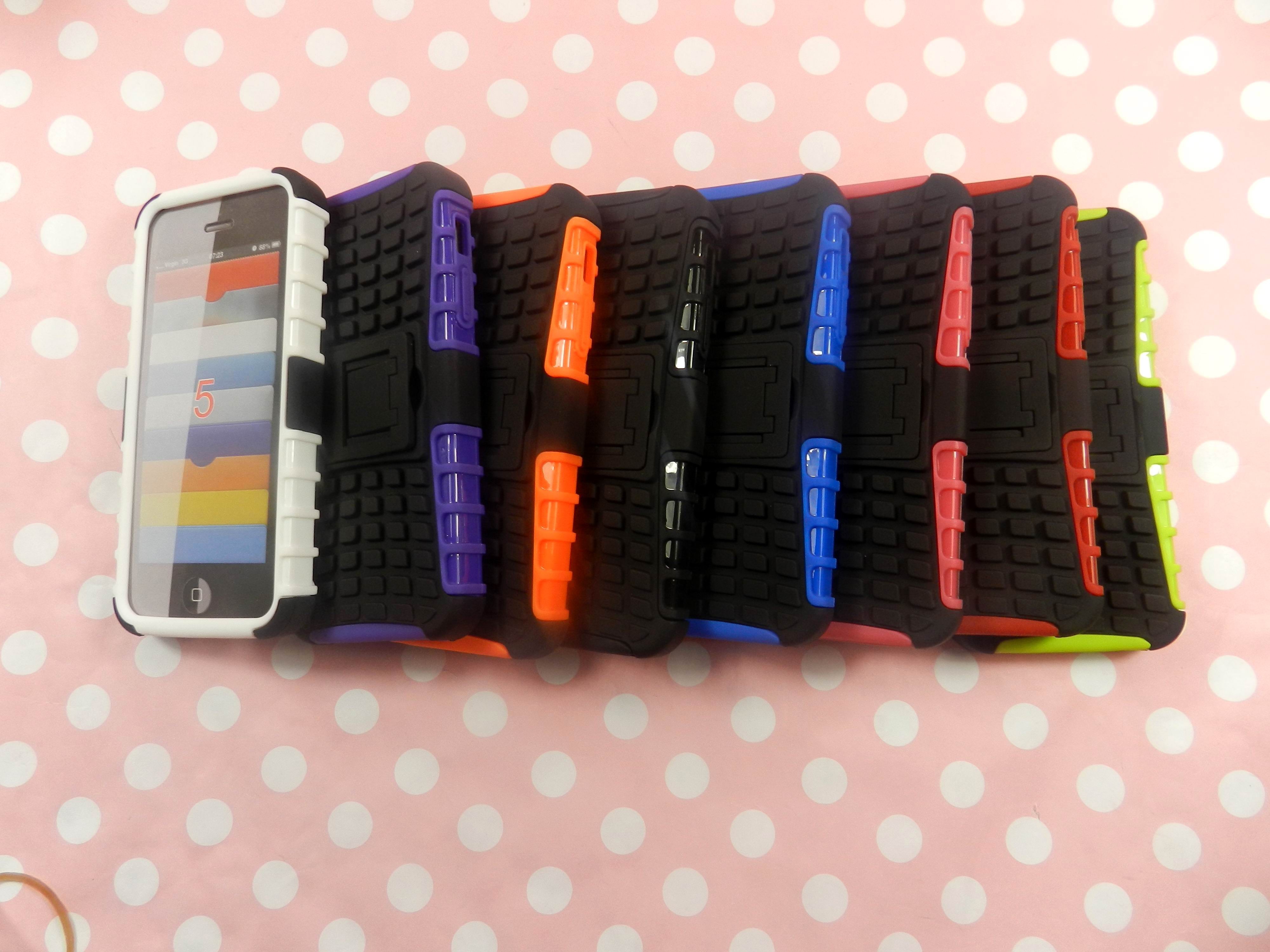 OEM Iphone 5 PC Phone Case Dustproof With Simple Kick Stand