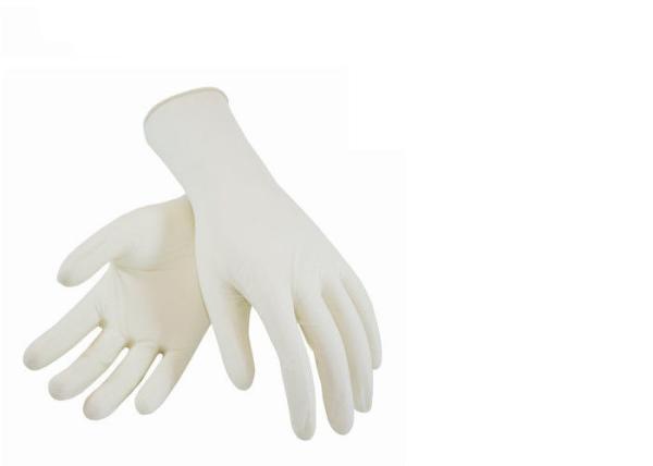 Waterproof Disposable Medical Gloves 100% Latex Material Thickness 3-9 Mil