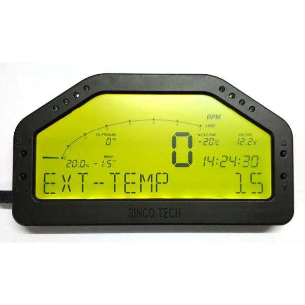 SINCO TECH EGT Boost Gauge / Digital EGT Gauge 6.5 Inch With LCD Display