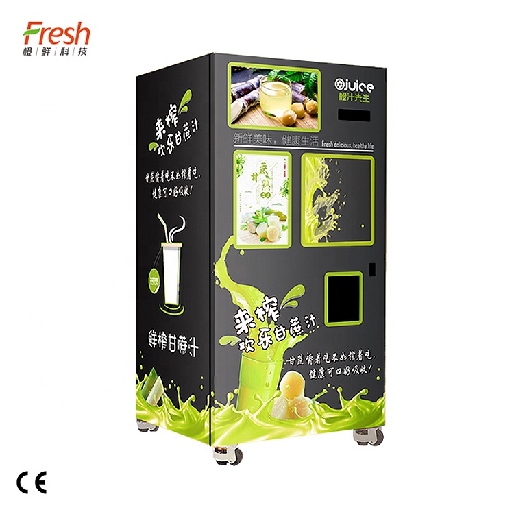 supermarket saimon sugarcane juice vending machine