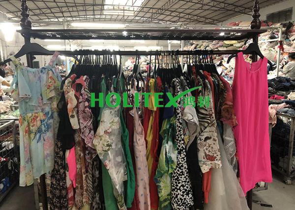 Wearable Second Hand Fashion Clothes Used Ladies Silk Blouses For Summer