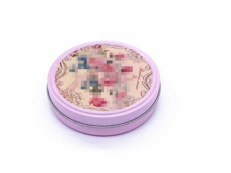 75oz Custom Empty Candle Tin Cans With Embossing On The Lid