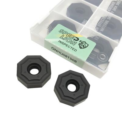Inserções de trituração do moinho de cara do carboneto de tungstênio da ferramenta de corte do CNC ONHU08T508/ONMU080608