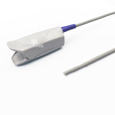 Adult Pediatric Finger Clip Medical Spo2 Sensor Half Cable 2.9M