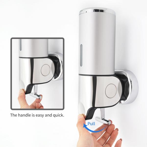 500ML Hotel Wall Mounted Liquid Soap Dispenser / Stainless Steel Liquid Soap Dispenser