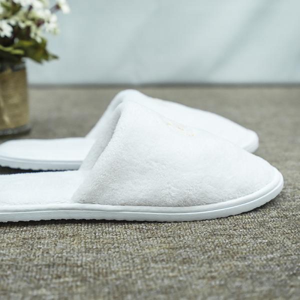 Flat Travel Spa Hotel Terry Massaging Slippers For Adults