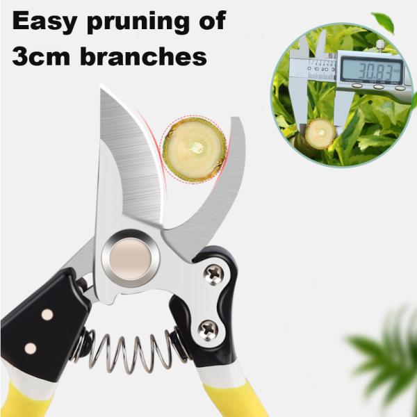 3mm Sk5 Portable Steel Pruning Shears Anti Slip For Gardening