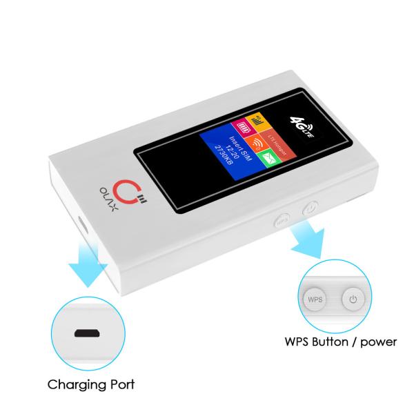 Точка доступа OLAX MF981VS кармана маршрутизатора ROHS 2100MAh 4G LTE MIFI мобильная