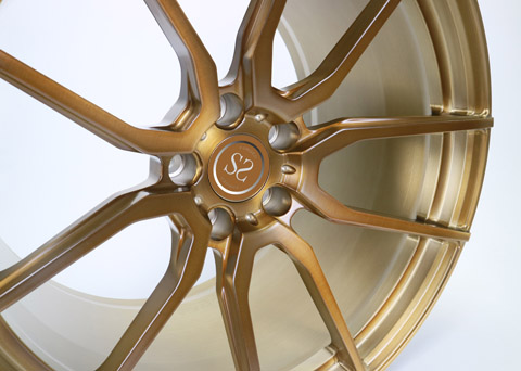 Почищенное щеткой сверхмощное бронзирует 21 дюйм выковало колеса для Audi Q5