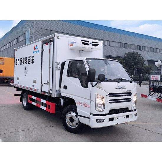 JMC Refrigerator Vehicles 4ton 4*2 Chassis Thermo King Unit Refrigerated Truck 120HP