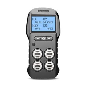 Rechargeable 4in1 Portable Multigas Detector Monitor For Industrial Worksite