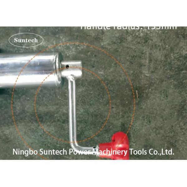 250mm Travel 750kg Steel Rim Rubber Trailer Jockey Wheel