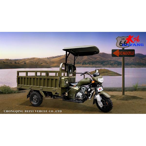 Potente motocicleta de carga de un solo cilindro de 12 V para el transporte de carga