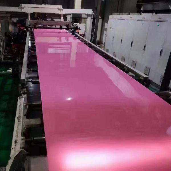 Resistente a produtos químicos Folha acrílica lisa e transparente 1,2 g/cm3 Densidade até 92% Transmissão da luz