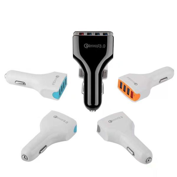 7A 4 USB CAR CHARGER  Universal Compatible USB CAR CHARGER for all electronics cheap price
