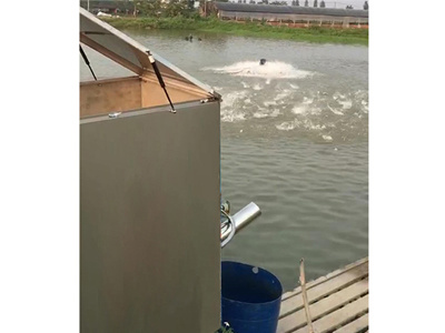 Pure Copper Motor Perch Automatic Pond Fish Feeder Remote Control for Aquaculture Farm
