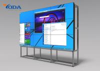 brilho video da polegada 500cd/m2 da exposição de parede 75 do LCD da moldura de 3.5MM 12 meses de garantia