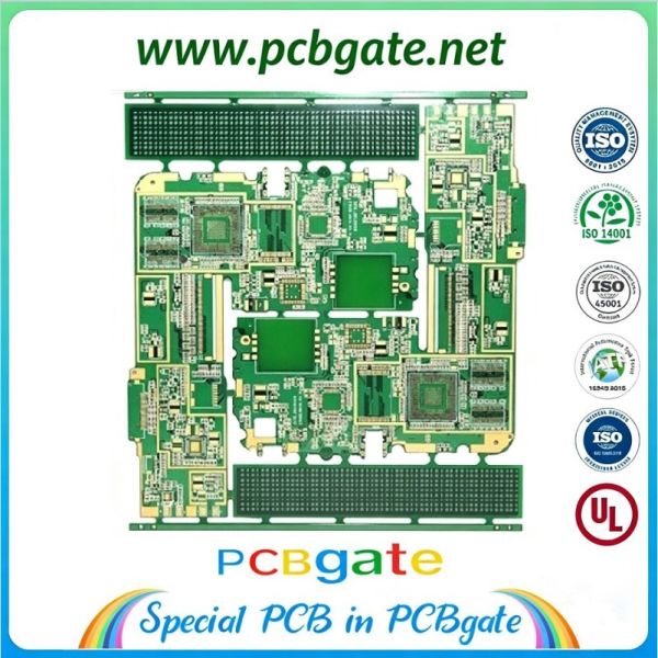 Multilayer PCB FR4 ENIG Board PCB for Industrial Gas Sensors for Smart Smoke Alarms