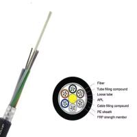 48 60 72 96 noyau en mode unique câble blindé en fibre optique GYFTA avec noyau renforcé pour l'utilisation dans les équipements de réseau FTTH