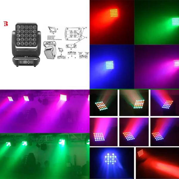 Éclairage de tête mobile pour les fêtes et les environnements de performance
