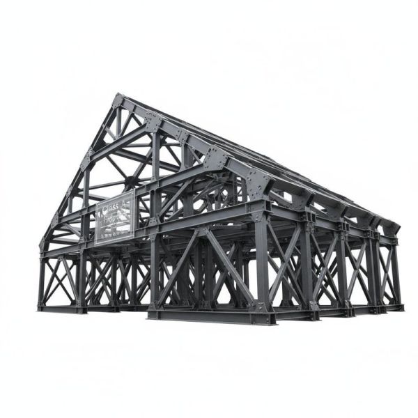 Customizable Heavy Duty Truss with 30% Roof Pitch and Class A Fireproof Rating for Large Scale Buildings