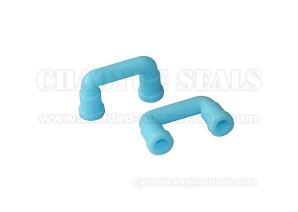Inner Diameter 6 Mm Rubber Tube Hose Double Blend Blue For Industrial Equipment